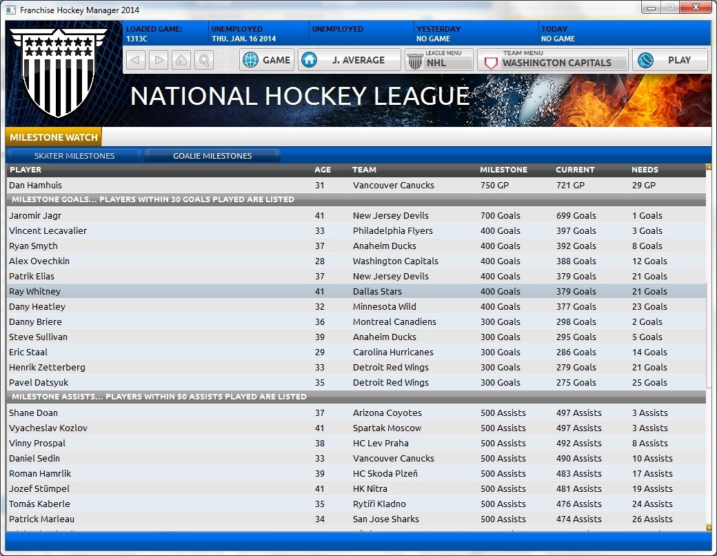 FHM Franchise Hockey Manager 2014